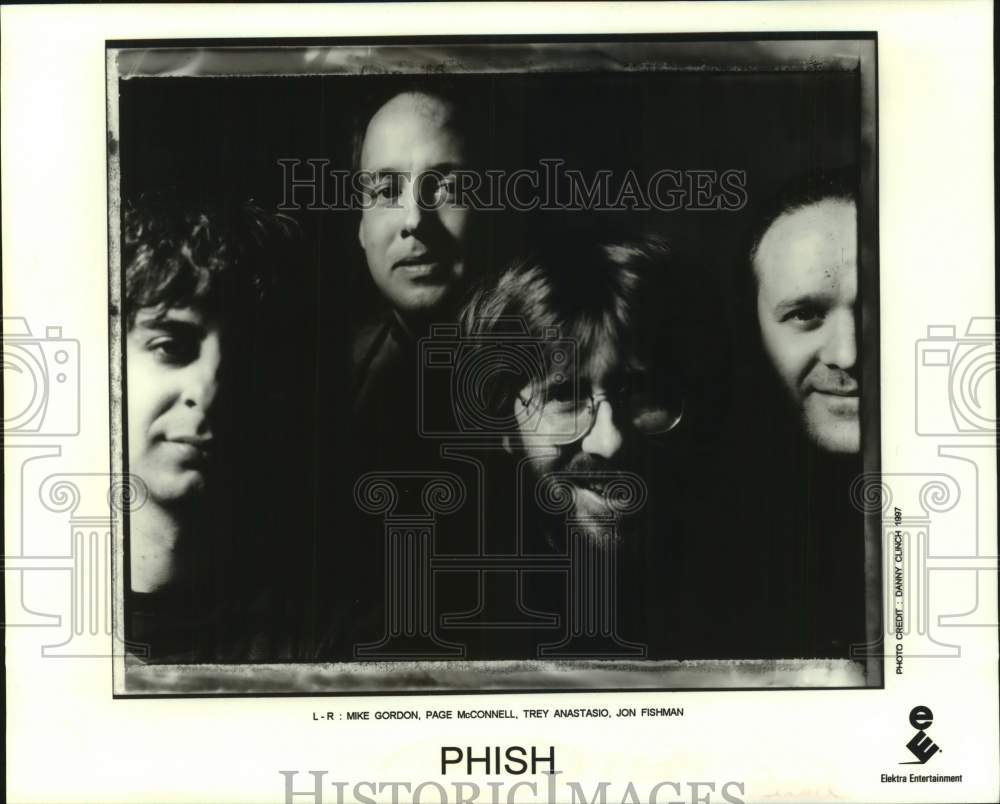1997 Press Photo Four members of the band Phish, Entertainers - sap47194- Historic Images