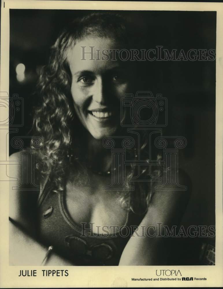 Press Photo Julie Tippets, English folk-rock singer and actress. - Historic Images