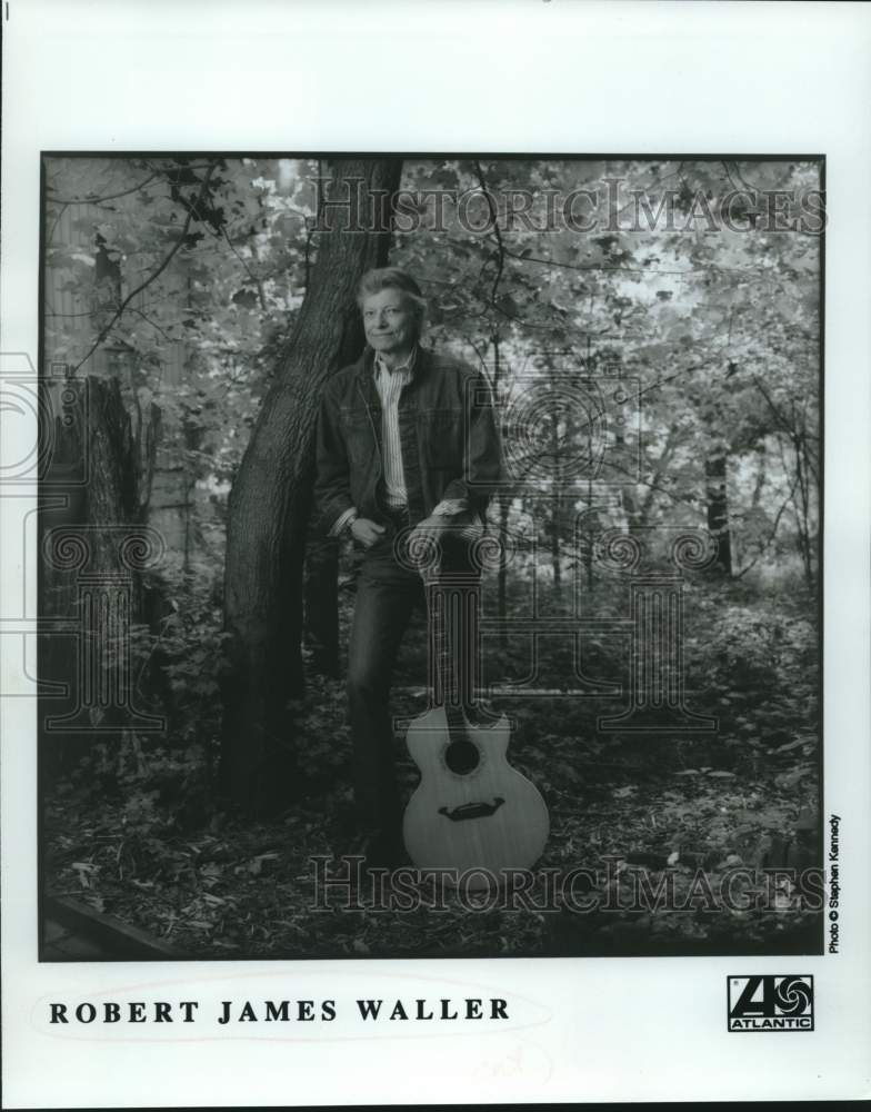 1997 Press Photo Robert James Waller, Guitar Player - Historic Images