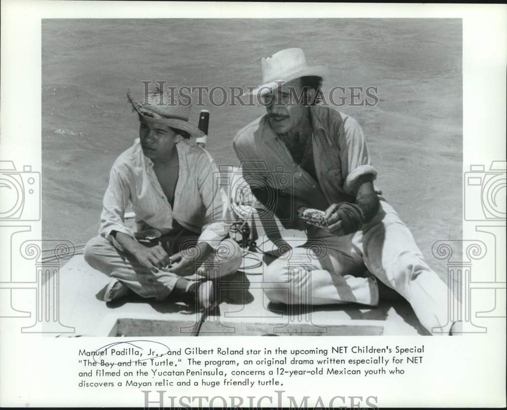 Manuel Padilla, Jr., Gilbert Roland star in &quot;The Boy and the Turtle&quot; - Historic Images