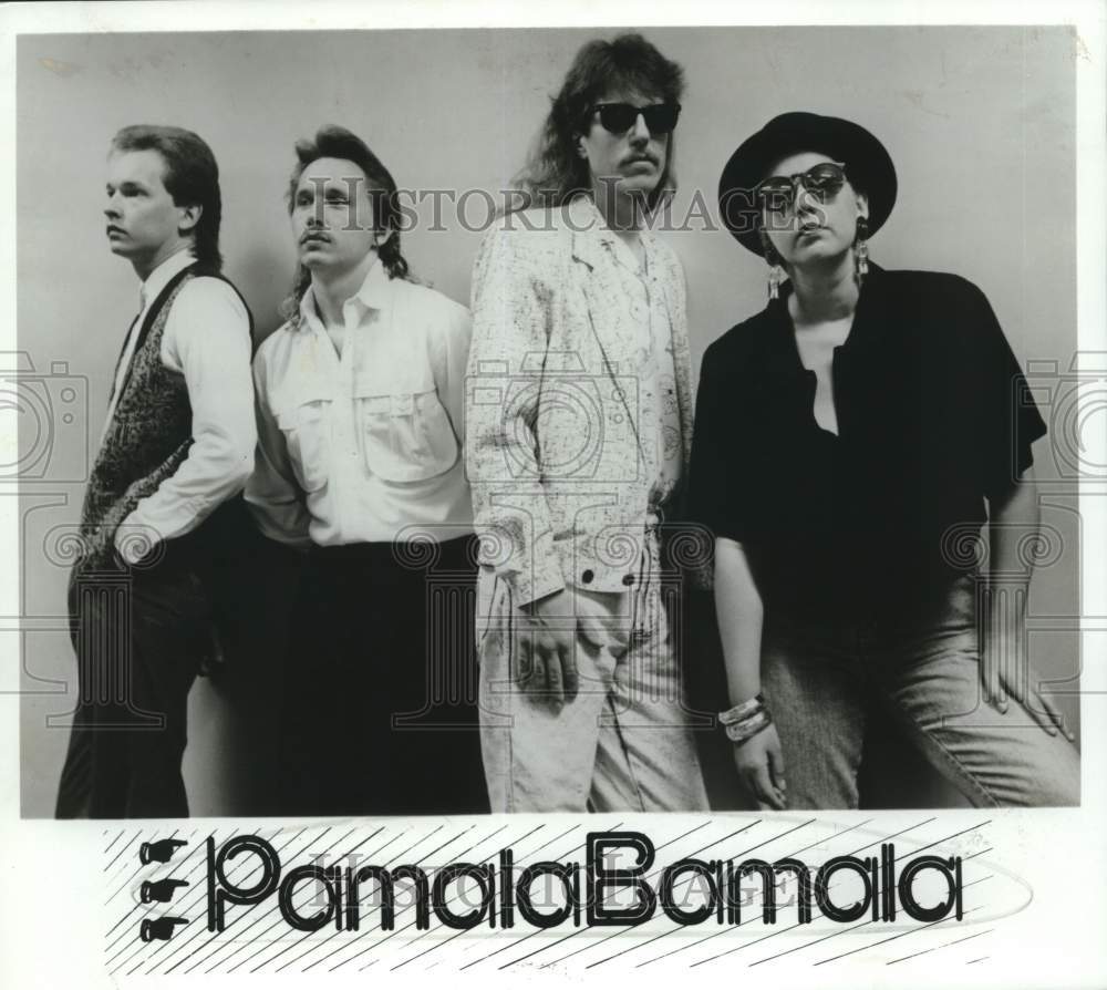 1989 Press Photo Pamala Bamala, Rock Band - Historic Images