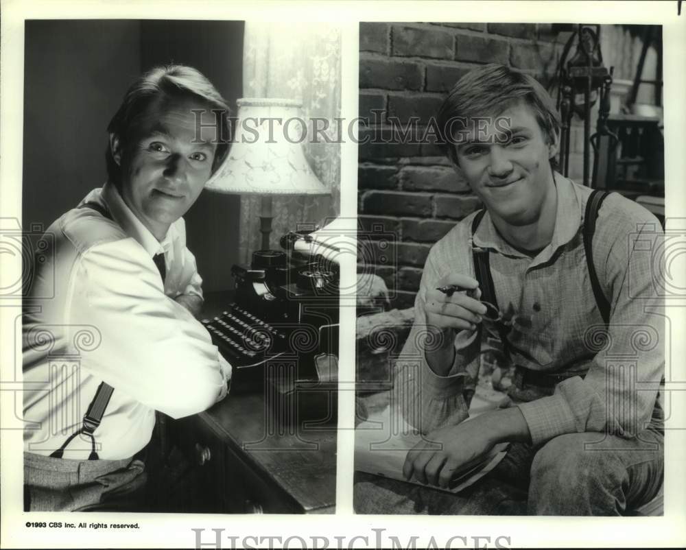 1993 Press Photo Richard Thomas in A Walton Thanksgiving Reunion, on CBS. - Historic Images