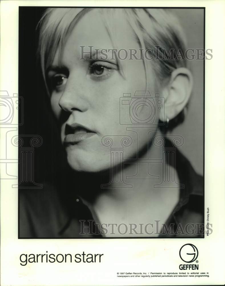 1997 Press Photo Garrison Starr, Indie rock singer, songwriter and musician. - Historic Images