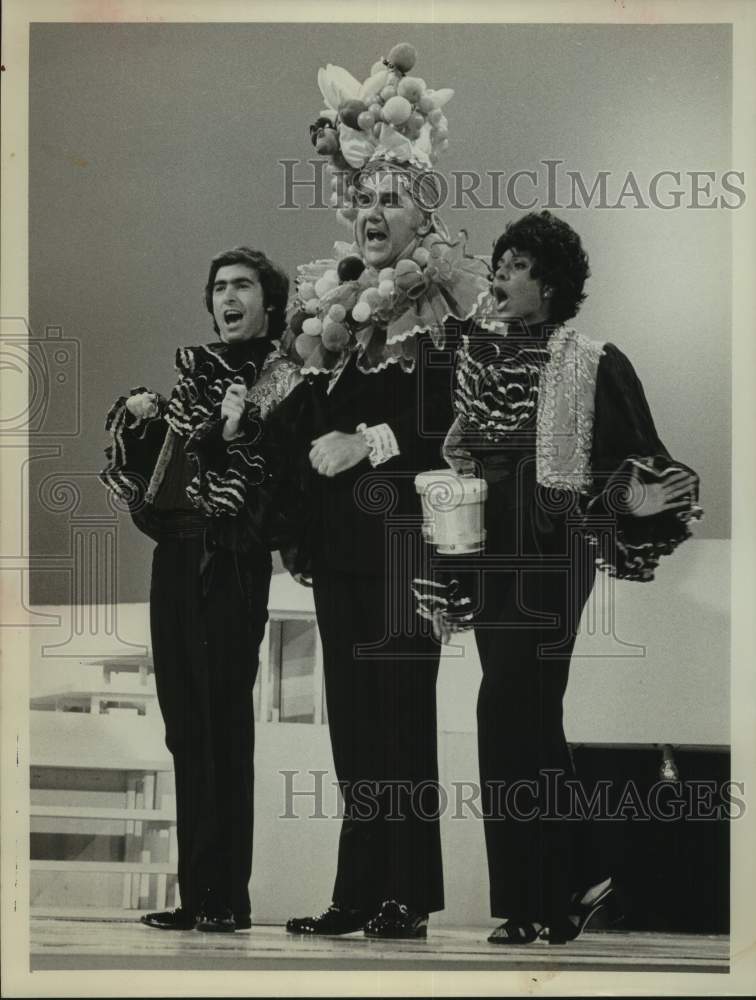 Press Photo Ed McMahon and Leslie Uggams on The David Steinberg Show. - Historic Images