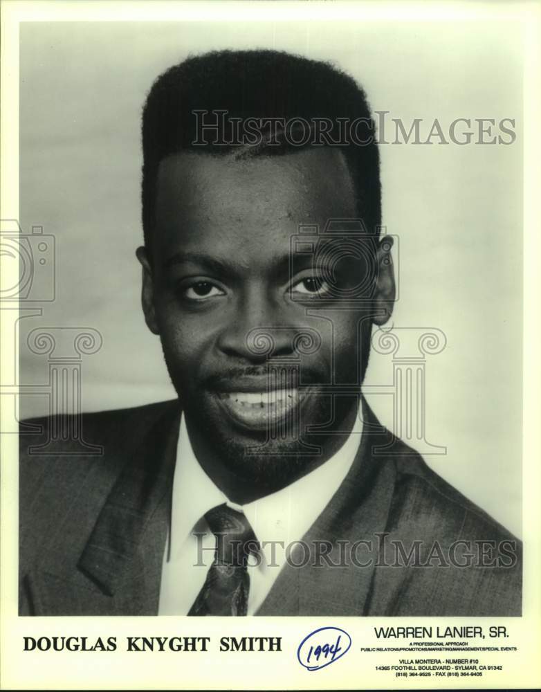 1994 Press Photo Musician Douglas Knyght Smith - Historic Images