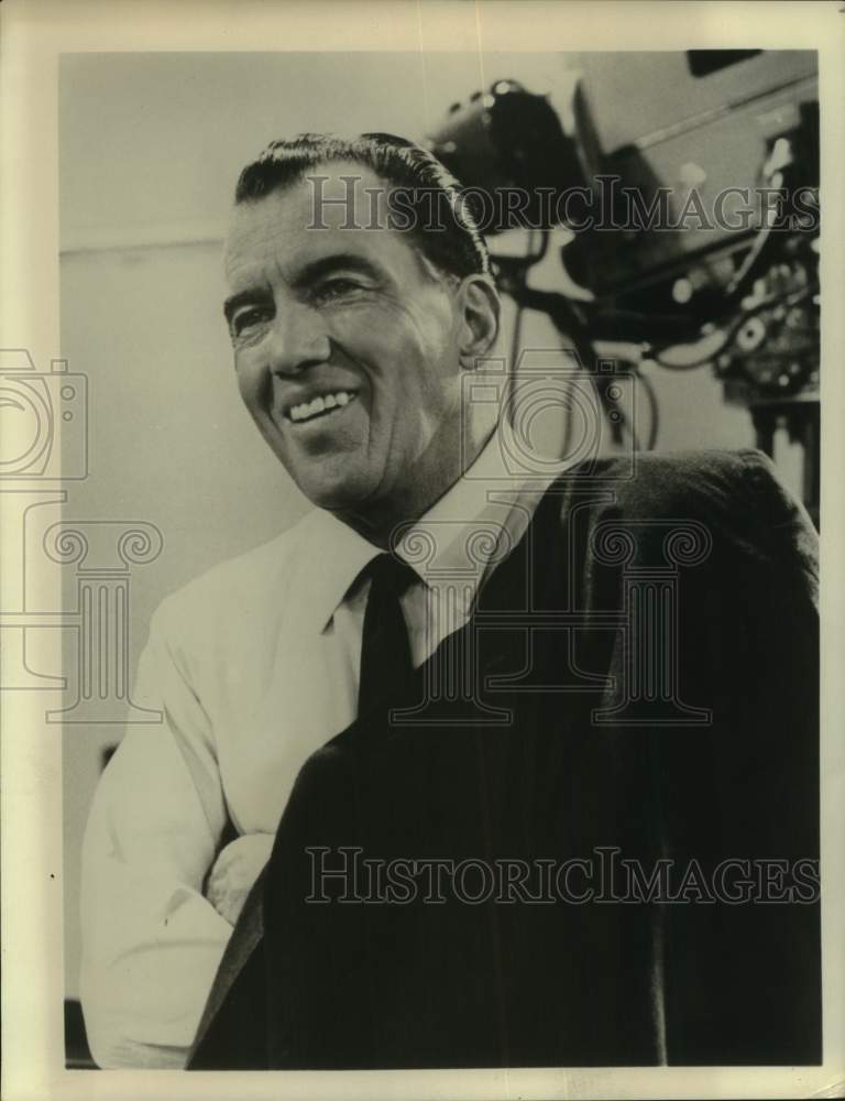 Press Photo Television Host Ed Sullivan - Historic Images