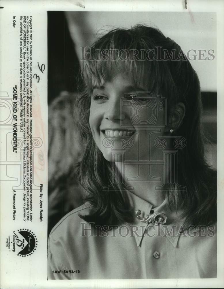 1987 Press Photo Actress Lea Thompson in Movie "Some Kind of Wonderful" - Historic Images