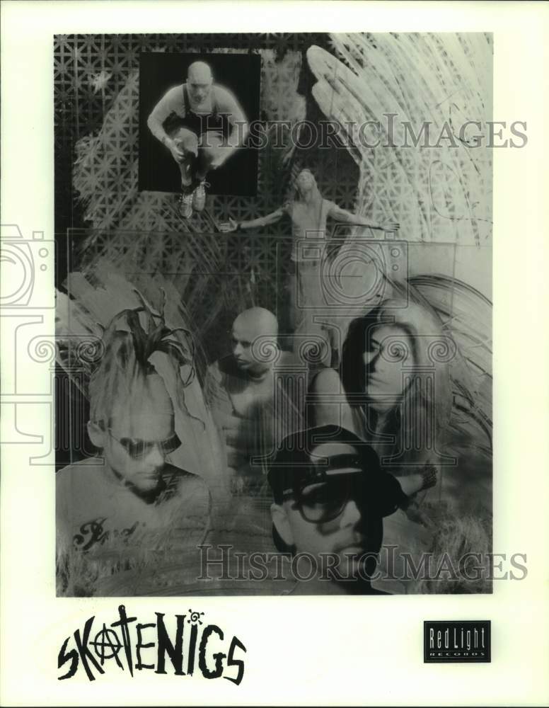 Press Photo Music Group Skatenigs - Historic Images