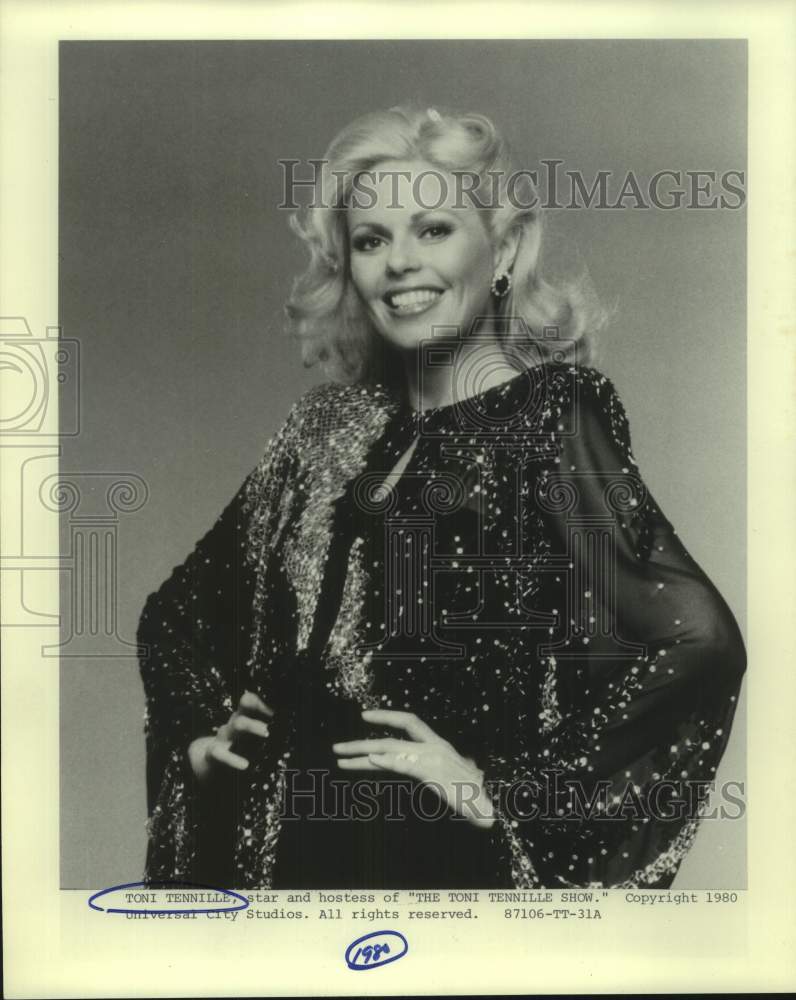 1980 Press Photo Singer Toni Tennille - Historic Images