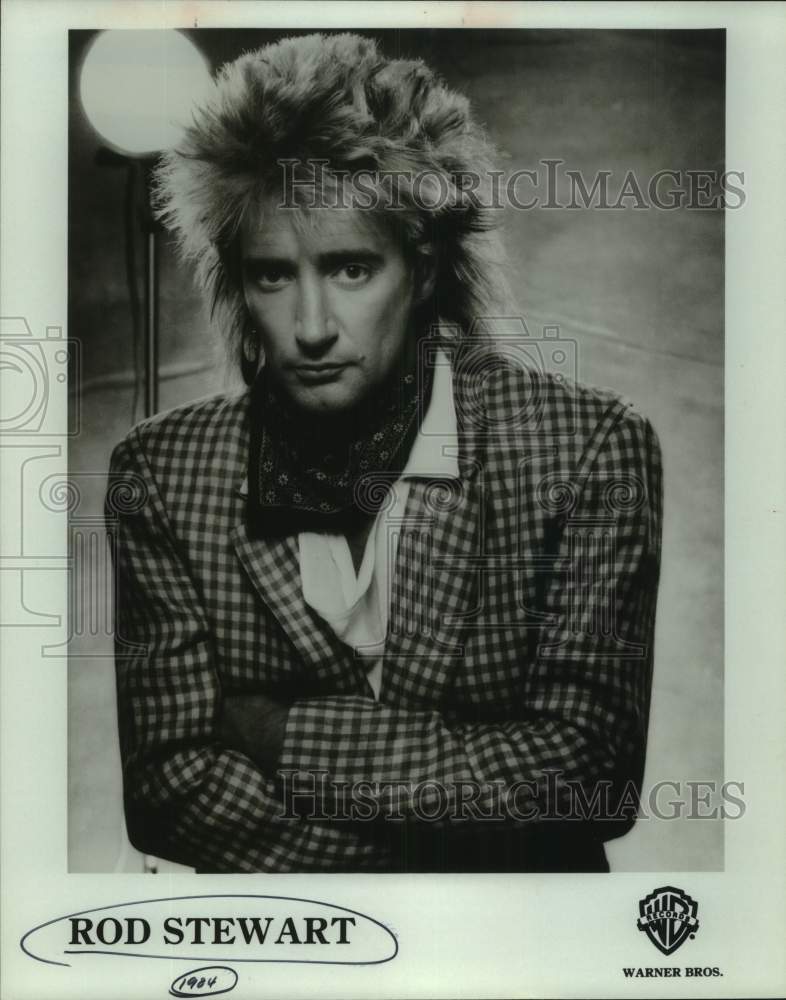 1984 Musician Rod Stewart - Historic Images