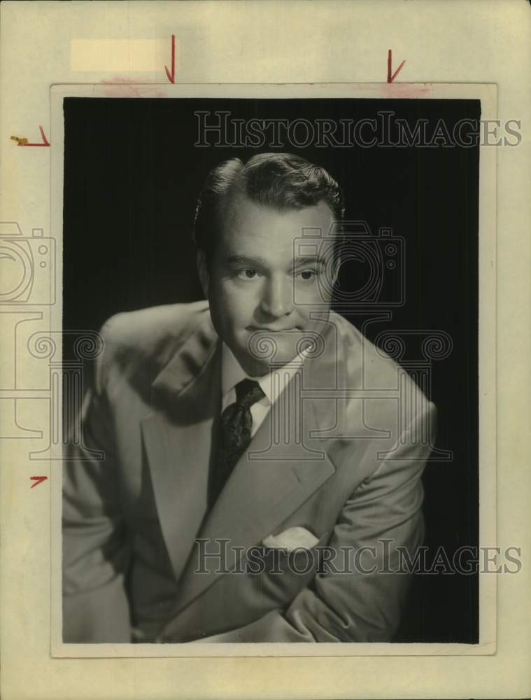 Press Photo Entertainer Red Skelton - Historic Images