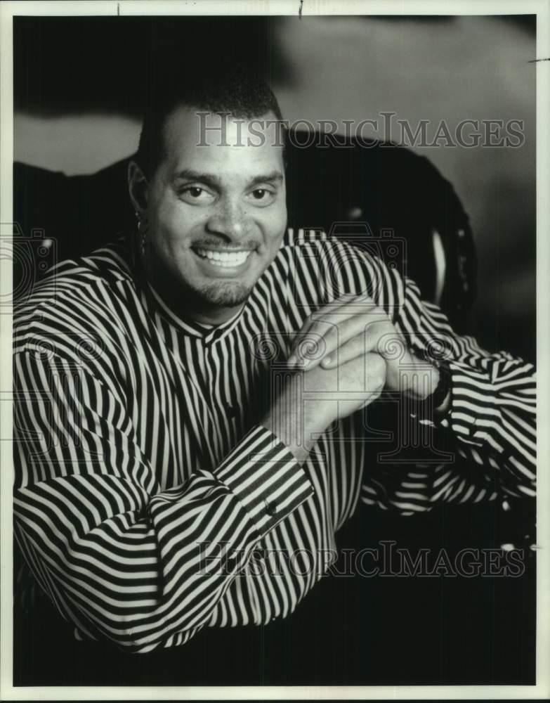 1999 Press Photo Sinbad, American stand-up comedian and actor. - Historic Images