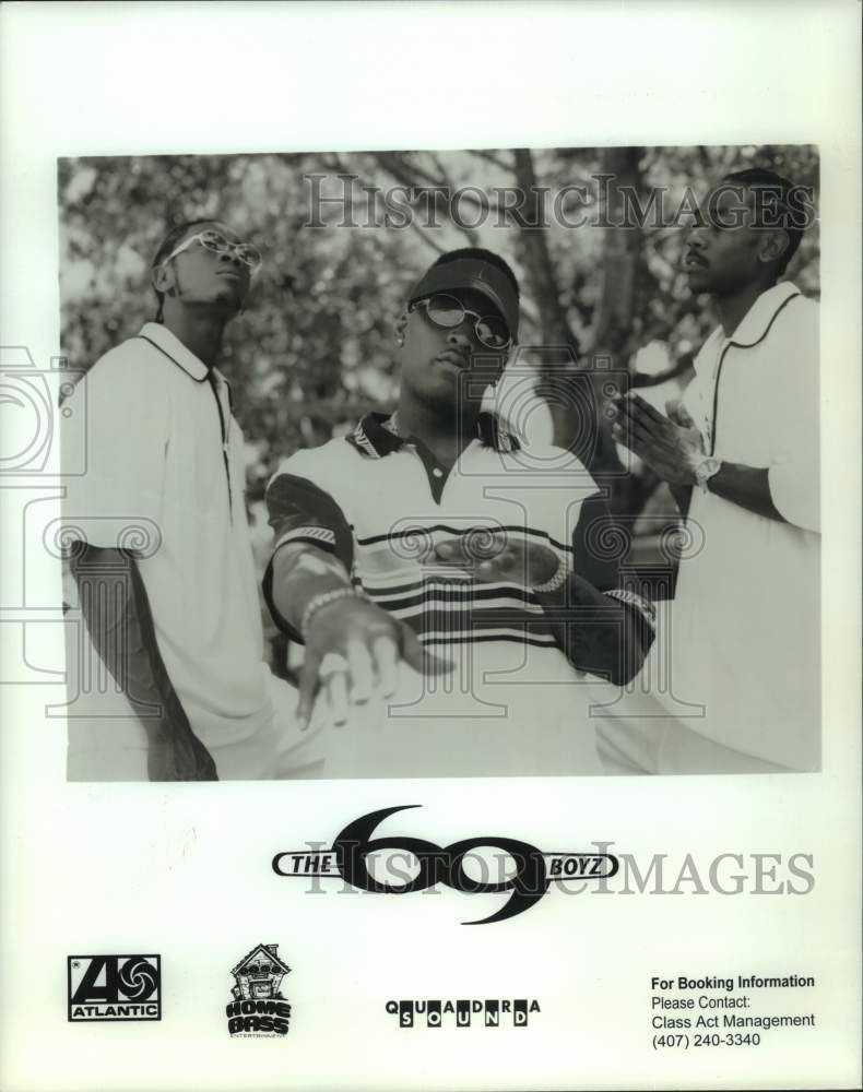 Press Photo Members of The 69 Boyz, Miami bass and hip hop group. - Historic Images