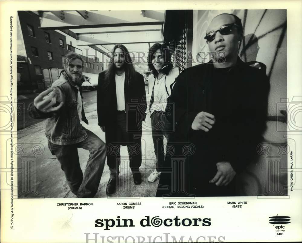 1994 Press Photo Music Group Spin Doctors - Historic Images