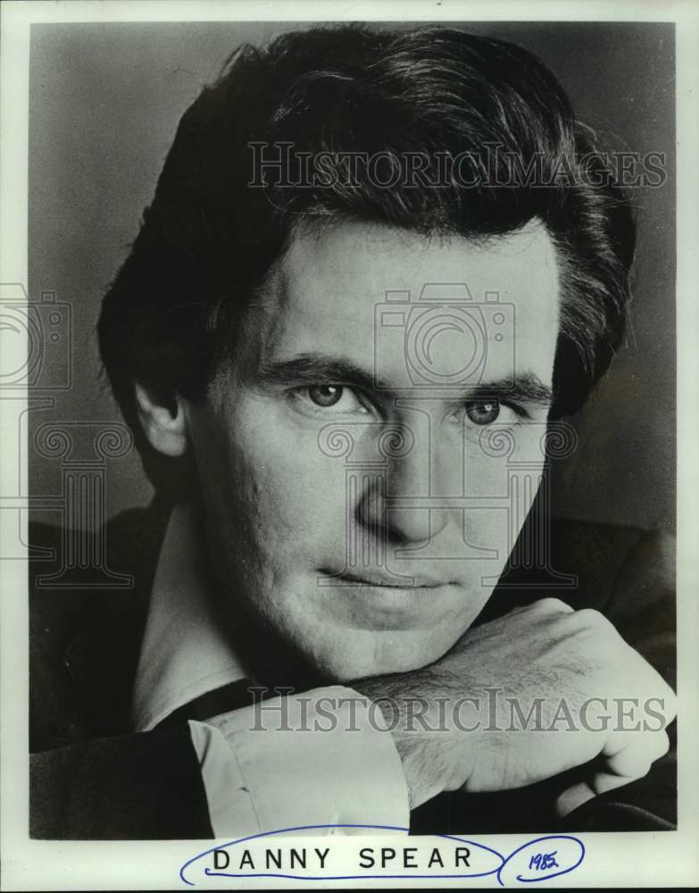 1985 Press Photo Danny Spear, American actor. - Historic Images