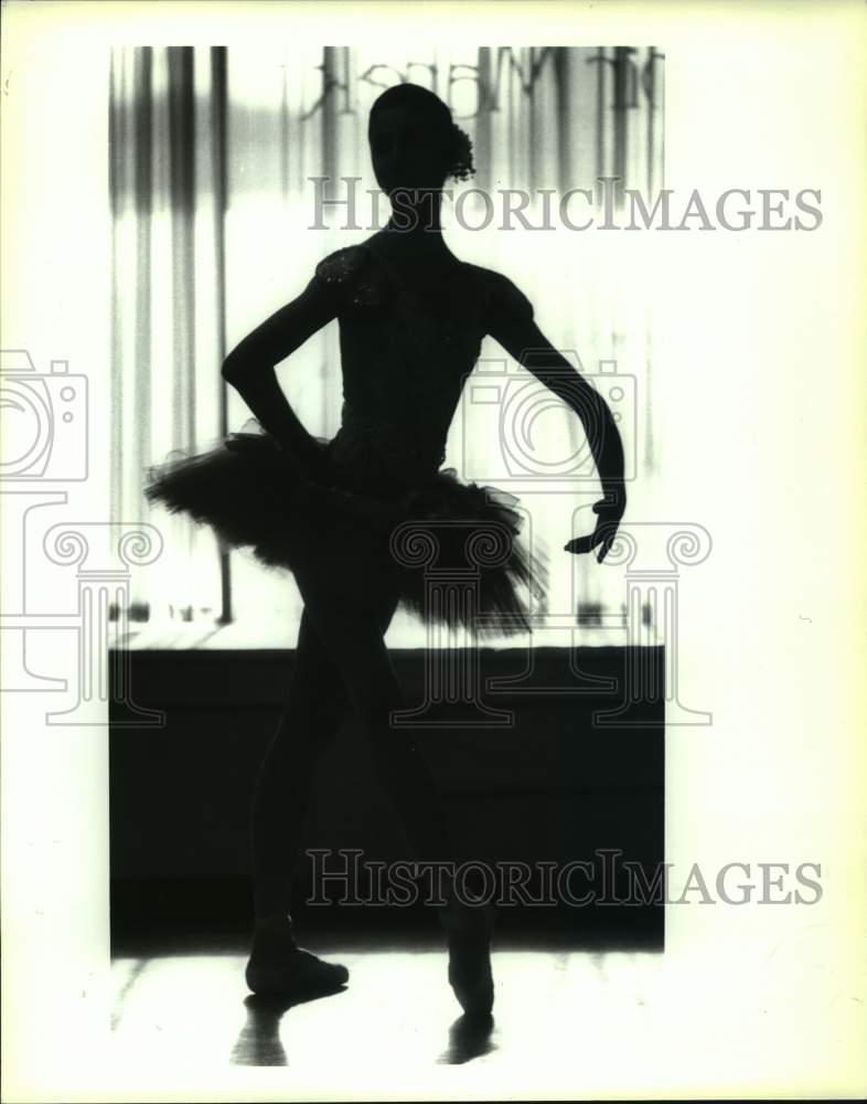 1994 Press Photo Daria Neidre at the San Antonio Ballet studio. - Historic Images