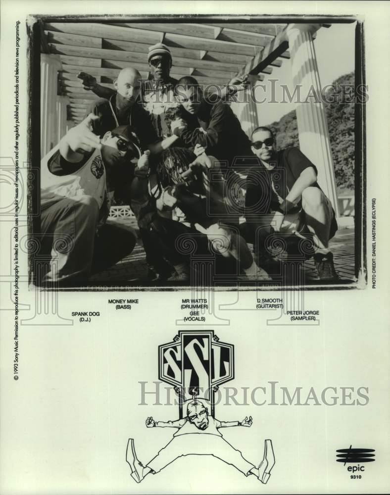 1993 Press Photo Music Group SSL - Historic Images