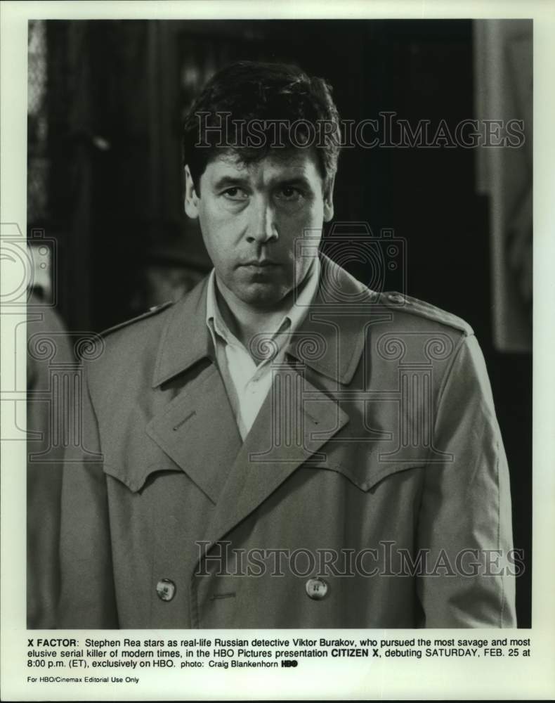 Press Photo Stephen Rea stars in Citizen X, on HBO. - Historic Images