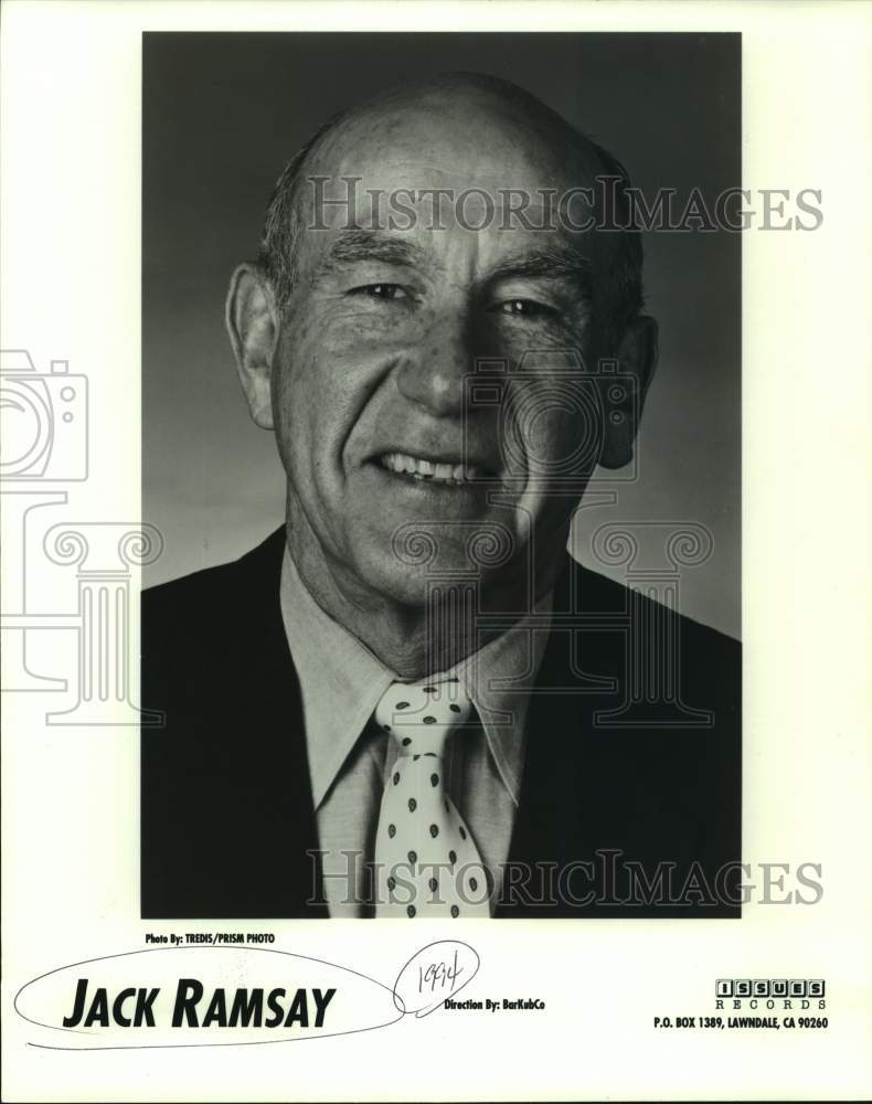 1994 Press Photo Jack Ramsay, American basketball coach and sports broadcaster. - Historic Images