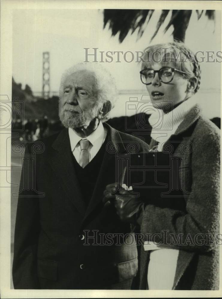 Press Photo Deborah Raffin in a scene from a television show or movie. - Historic Images