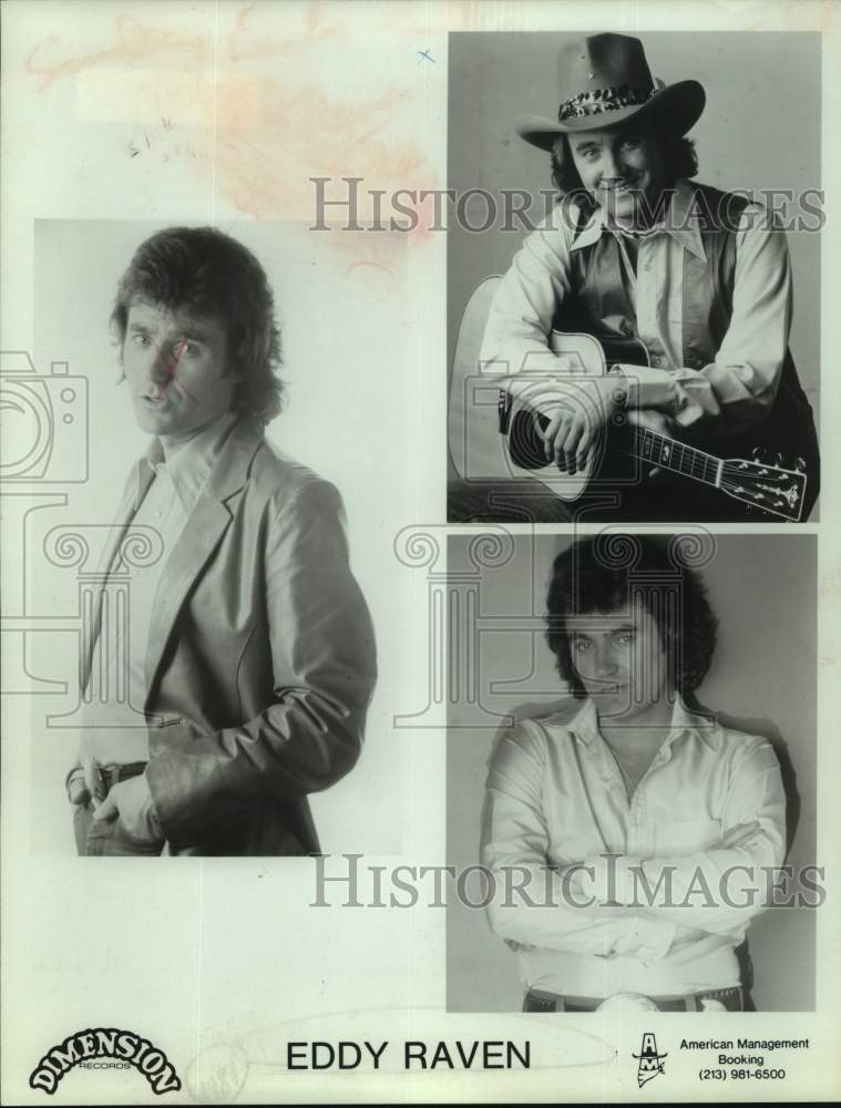 1981 Press Photo Eddy Raven, country music singer and songwriter. - Historic Images