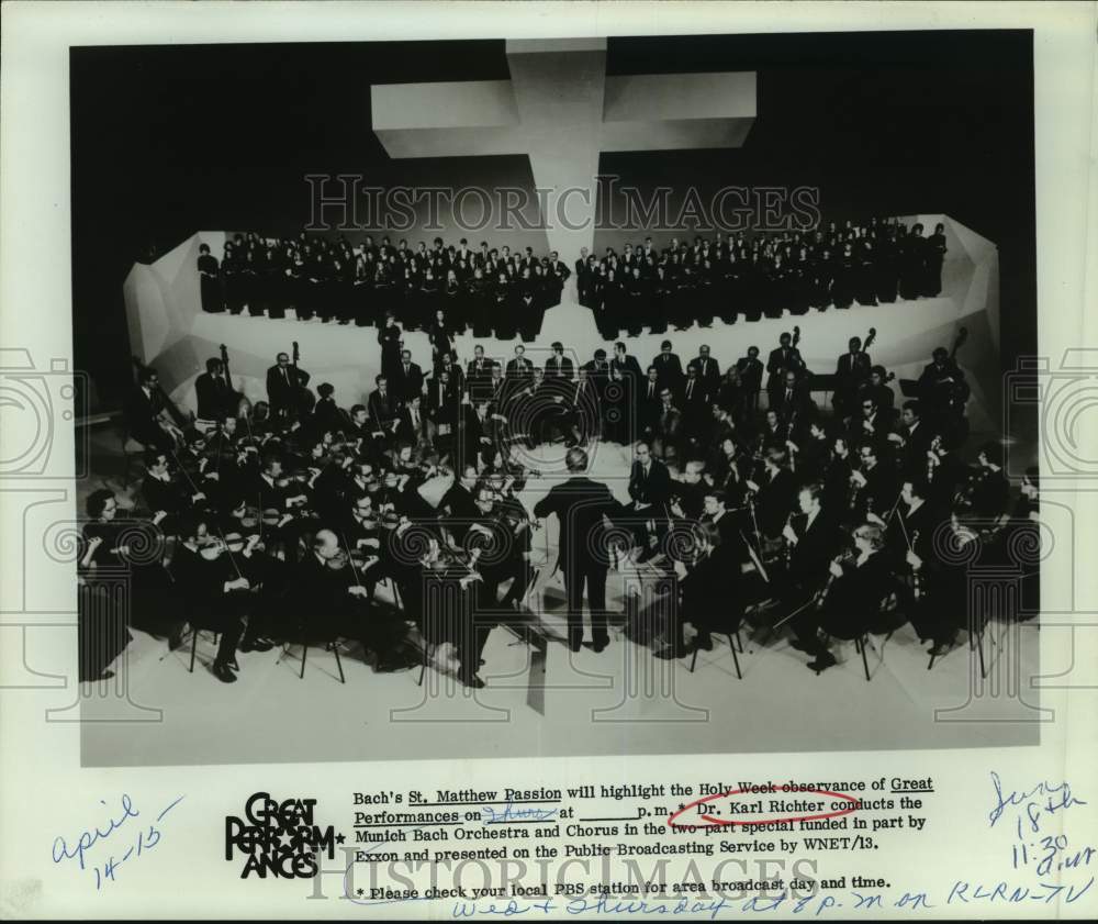 Karl Richter Conducts Munich Bach Orchestra &amp; Choir - Historic Images
