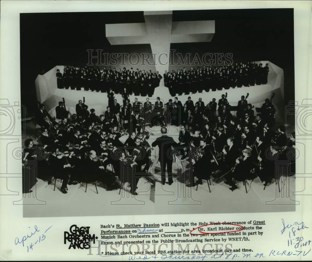 Karl Richter Conducts Munich Bach Orchestra & Choir - Historic Images