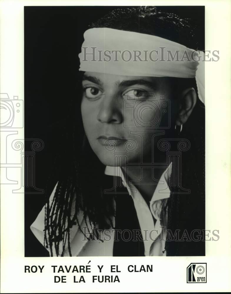 Press Photo Musician Roy Tavare Y El Clan De La Furia - Historic Images
