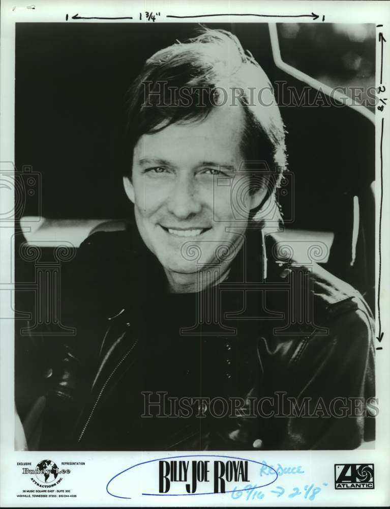 Press Photo Musician Billy Joe Royal - Historic Images