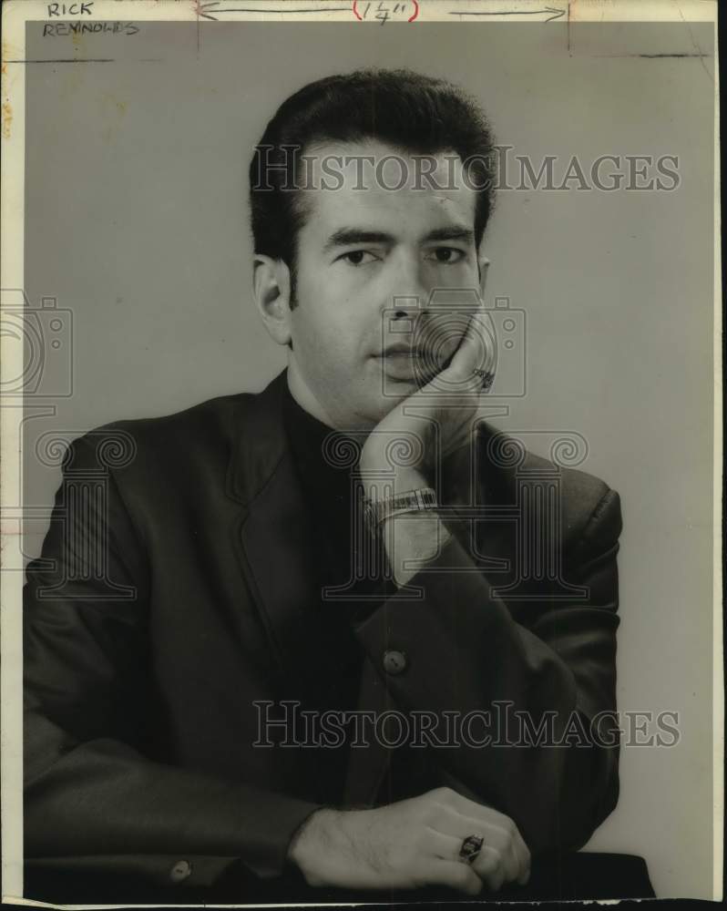 1971 Press Photo Radio Personality Rick Reynolds - Historic Images