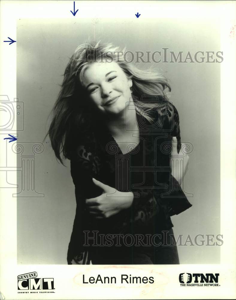 1997 Press Photo Musician LeAnn Rimes - Historic Images