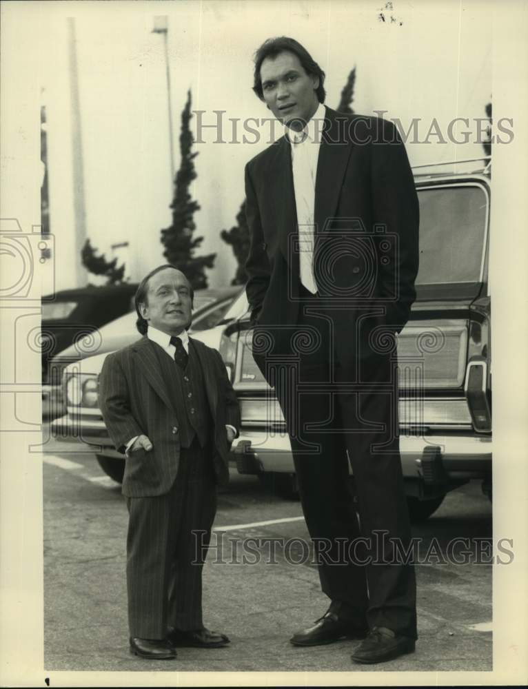 1989 Actors David Rappaport & Jimmy Smits in NBC TV Show