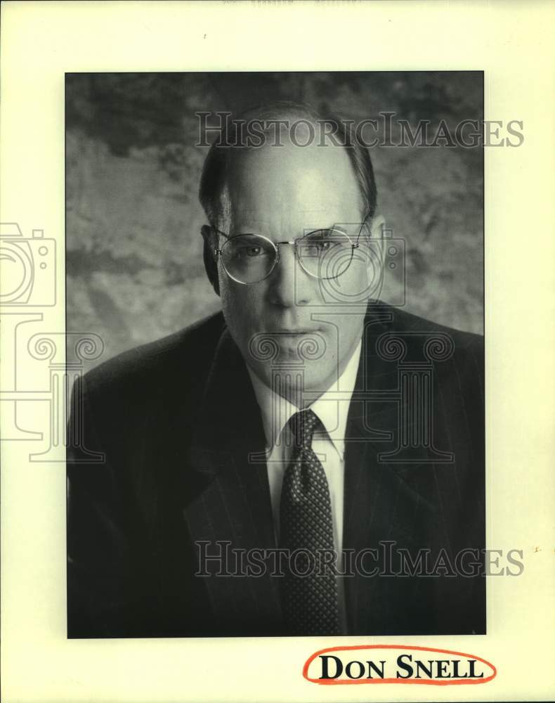 2001 Press Photo Actor Don Snell - Historic Images