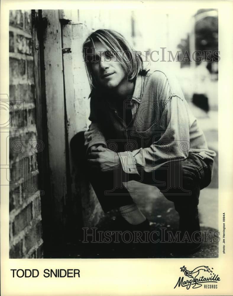 1994 Press Photo Musician Todd Snider - Historic Images