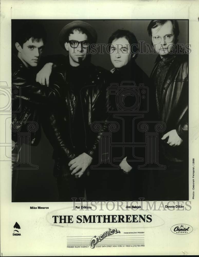 1988 Press Photo Music Group The Smithereens - Historic Images