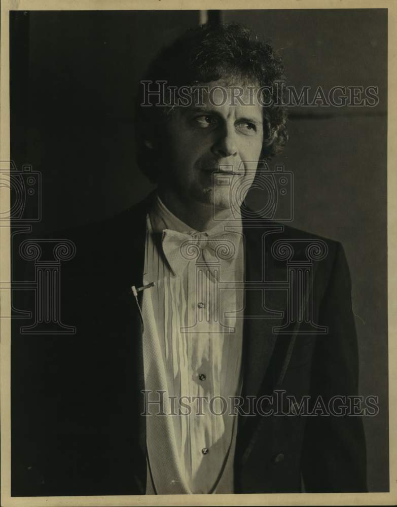 1980 Press Photo Orchestra Conductor Lawrence Smith - Historic Images