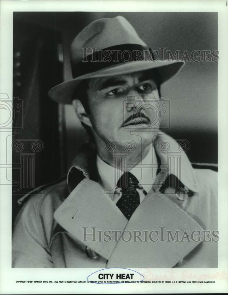 1984 Press Photo Actor Burt Reynolds in Film &quot;City Heat&quot; - Historic Images