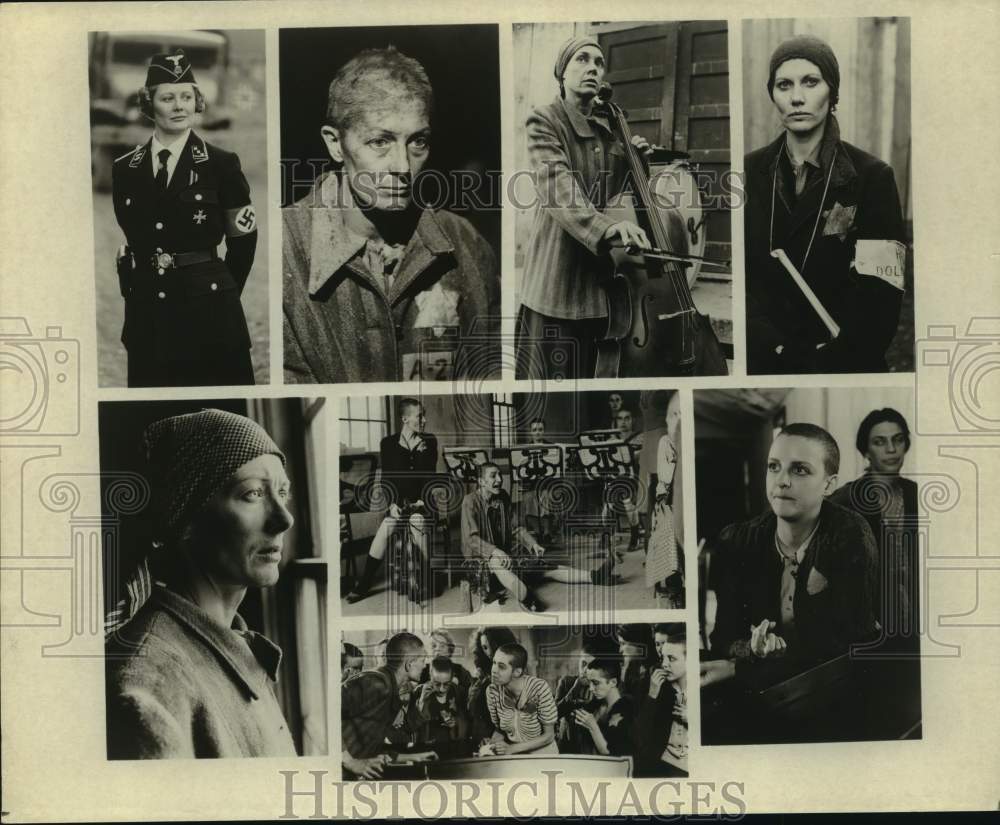 Press Photo Actress Vanessa Redgrave &amp; Cast in Film &quot;Playing for Time&quot; - Historic Images