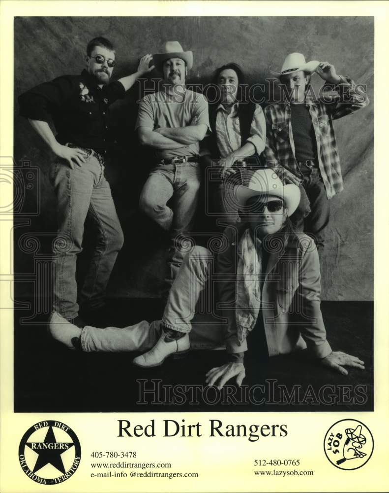 Press Photo Music Group Red Dirt Rangers - Historic Images