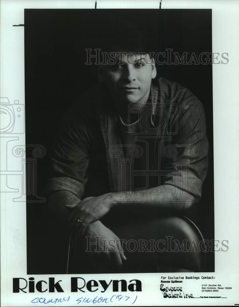 1997 Press Photo Country Singer Rick Reyna - Historic Images