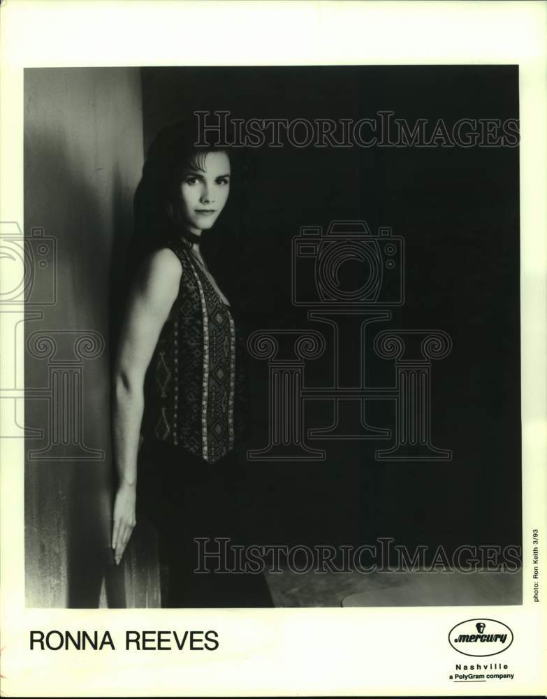 1993 Press Photo Musician Ronna Reeves - Historic Images
