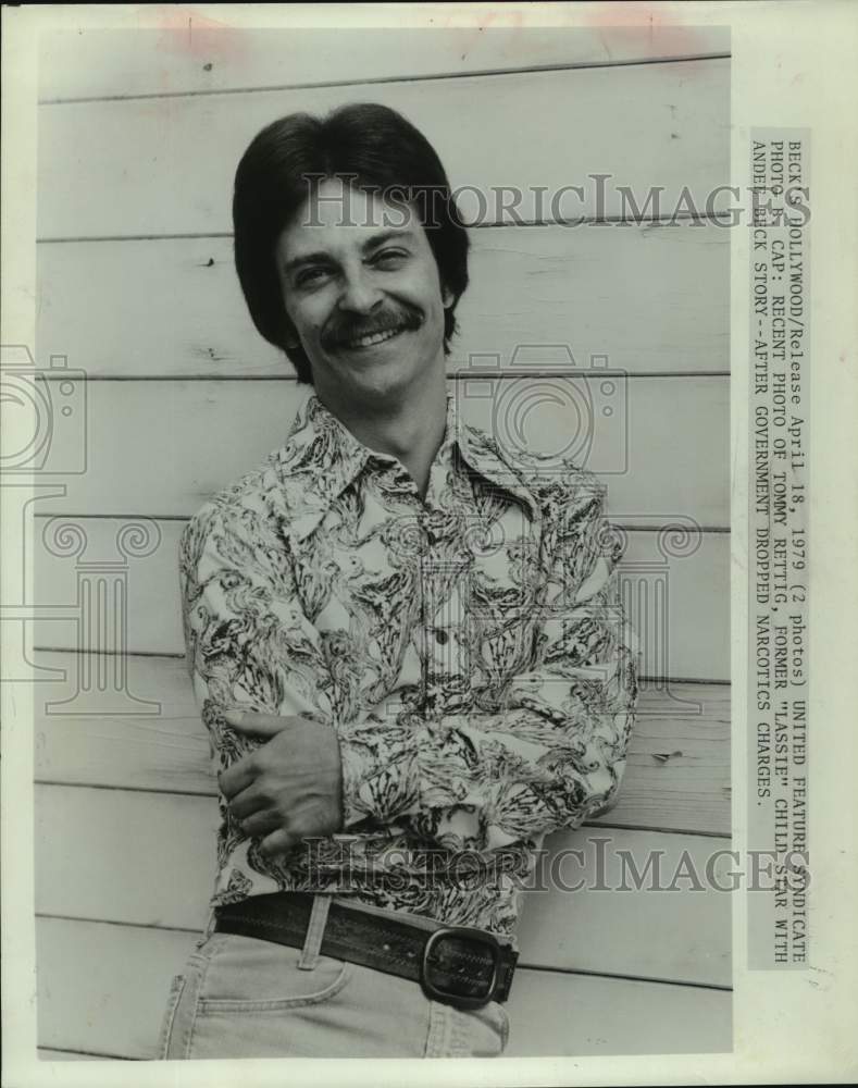 1979 Press Photo Former "Lassie" Child Actor Tommy Rettig - Historic Images