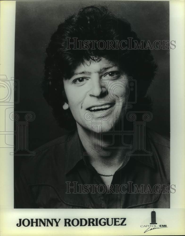 Press Photo Musician Johnny Rodriguez - Historic Images