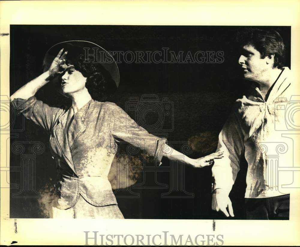 1983 Press Photo A scene from San Antonio Little Theater's play, Anything Goes. - Historic Images