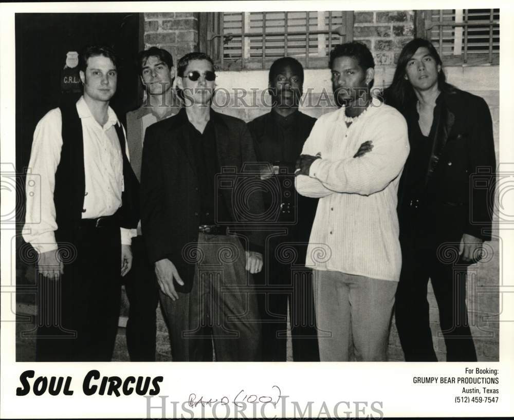2000 Press Photo Members of Soul Circus, rock band. - Historic Images