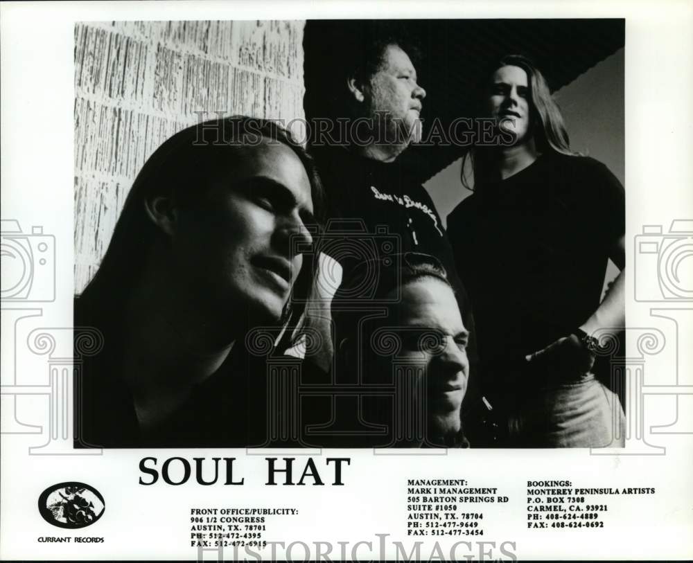 1999 Press Photo Members of Soul Hat, American rock band from Texas. - Historic Images