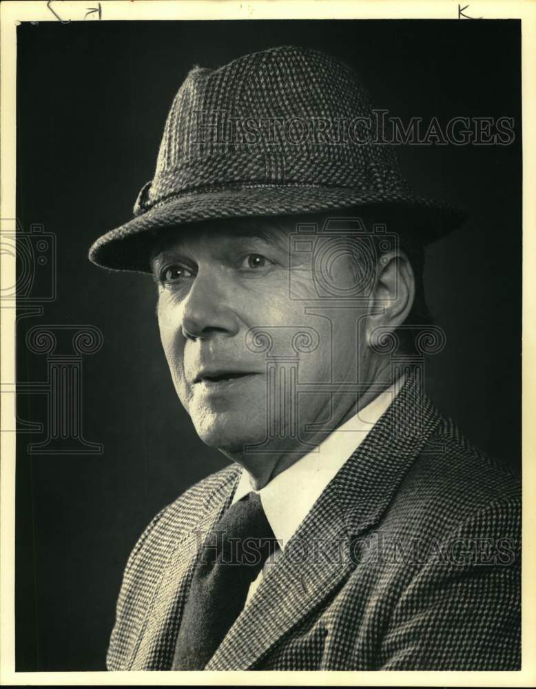 1981 Press Photo Frank Christian in San Antonio Little Theater&#39;s My Fair Lady. - Historic Images