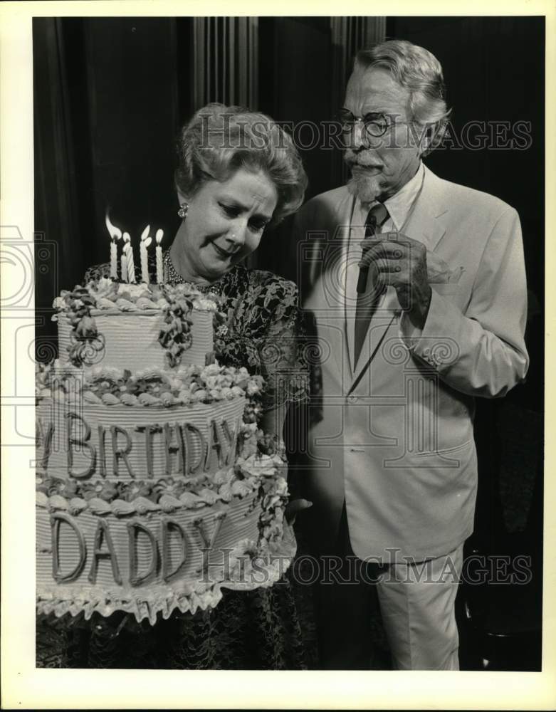 1985 Press Photo San Antonio Little Theater Actors in &quot;Cat on a Hot Tin Roof&quot; - Historic Images