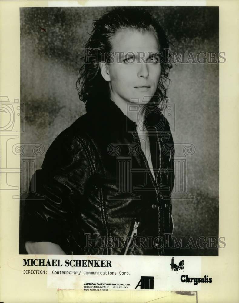 Press Photo Musician Michael Schenker - Historic Images