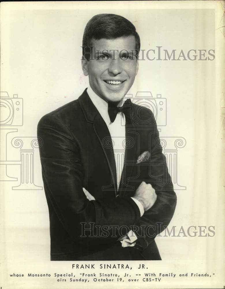 1972 Press Photo Singer Frank Sinatra Jr. - Historic Images